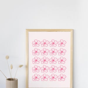 Pink Hibiscus Print