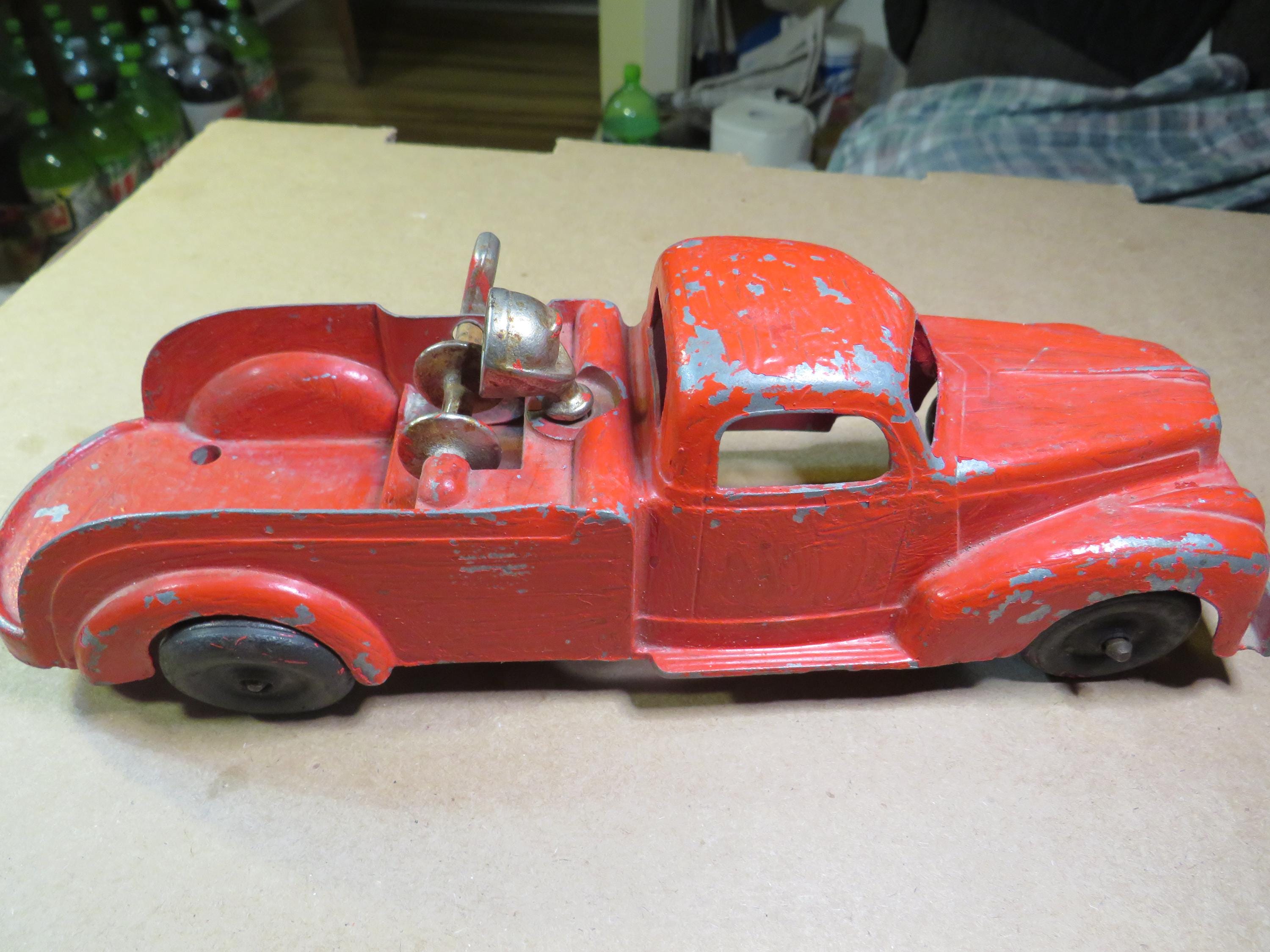 ミニカー Hubley toys truck&trailer Vintage Hubley 474 Kiddie Toy Red Wrecker Tow Truck | eBay