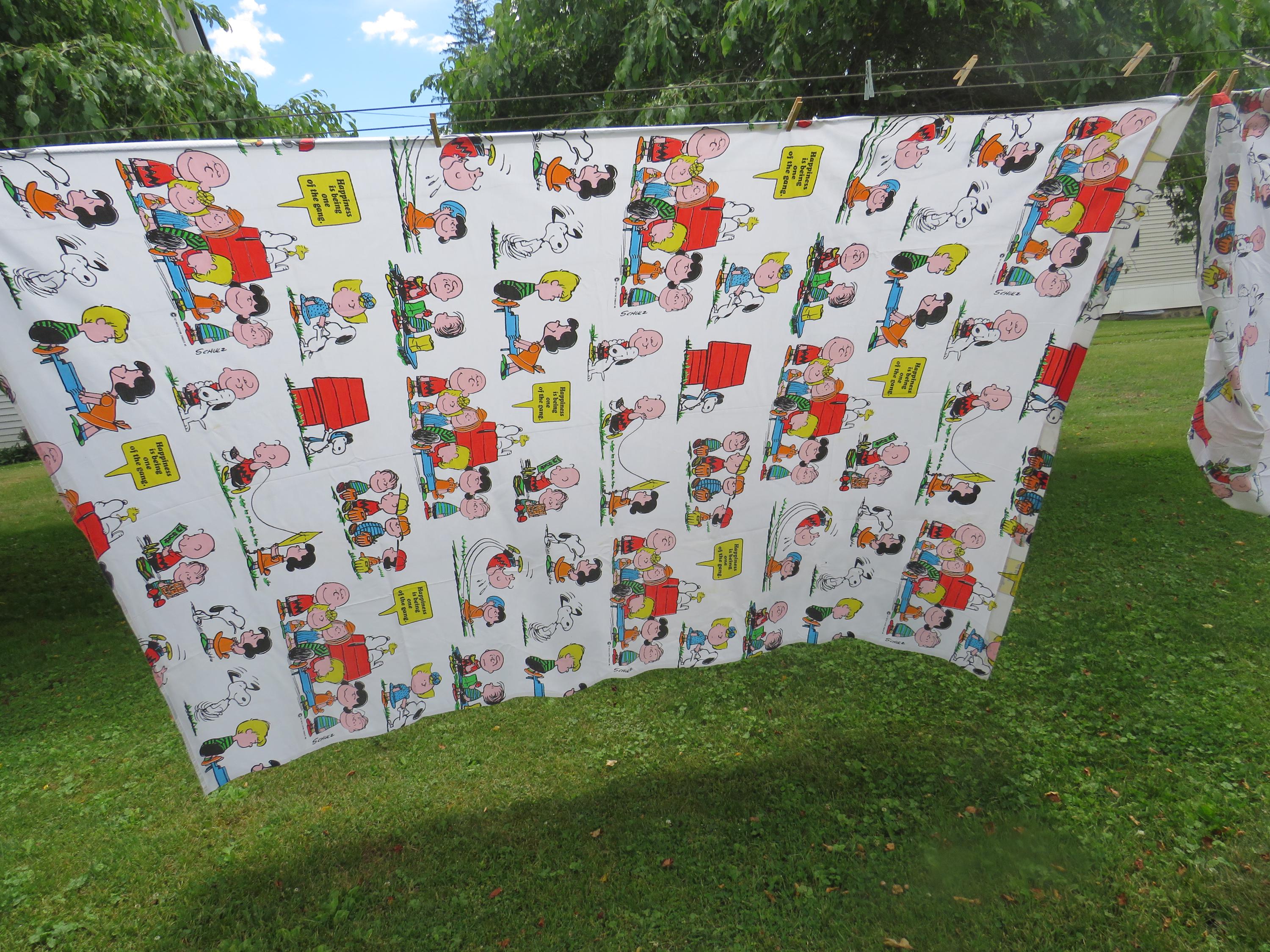 Snoopy Bedding Vintage - Etsy