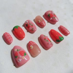 Strawberry Nails