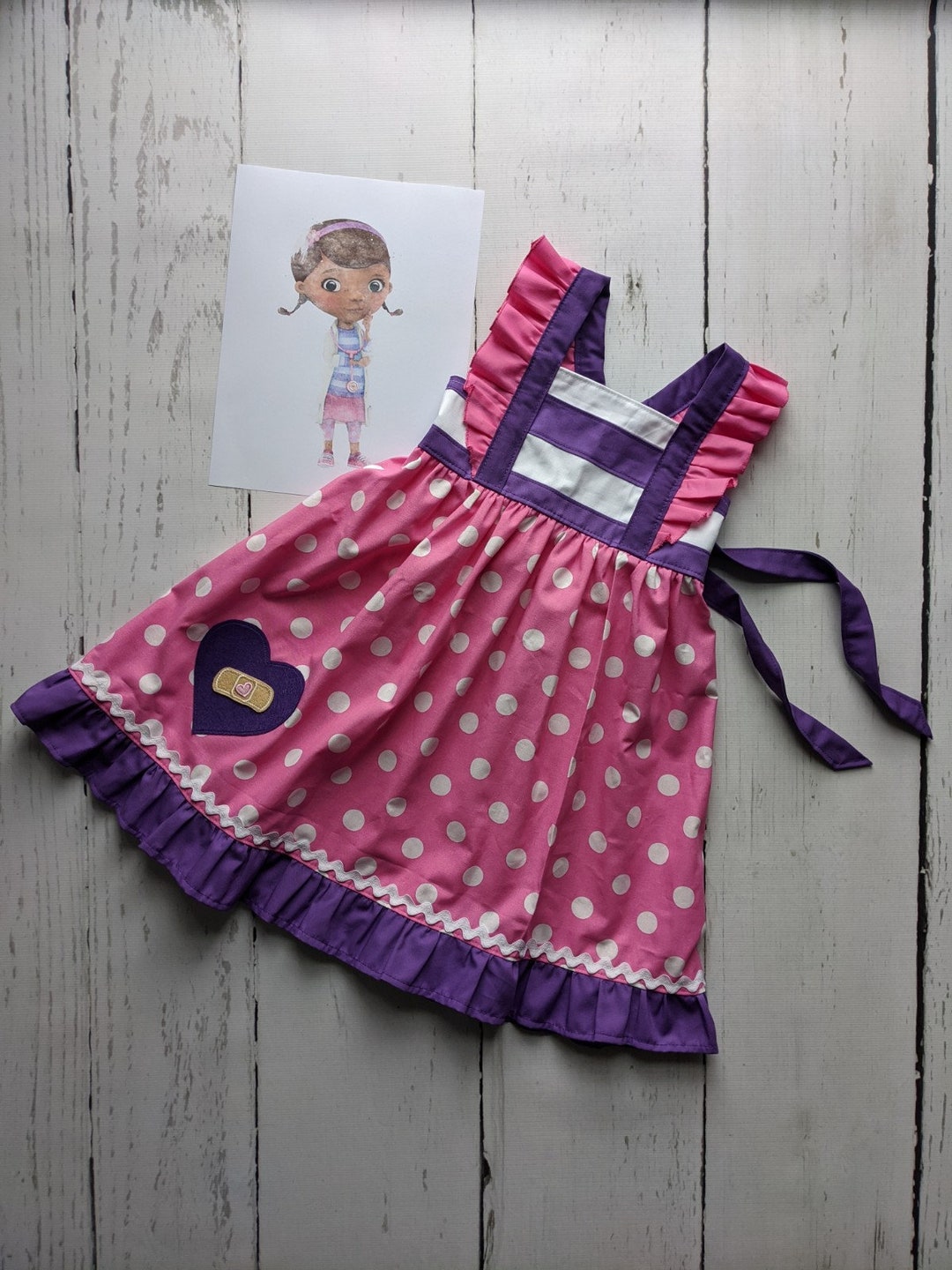 Girls Doc Mcstuffins Twirl Dress Doc Mcstuffins Everyday - Etsy