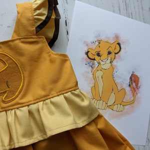 Girls Simba Twirl Dress Simba Inspired Dress by the Lion - Etsy