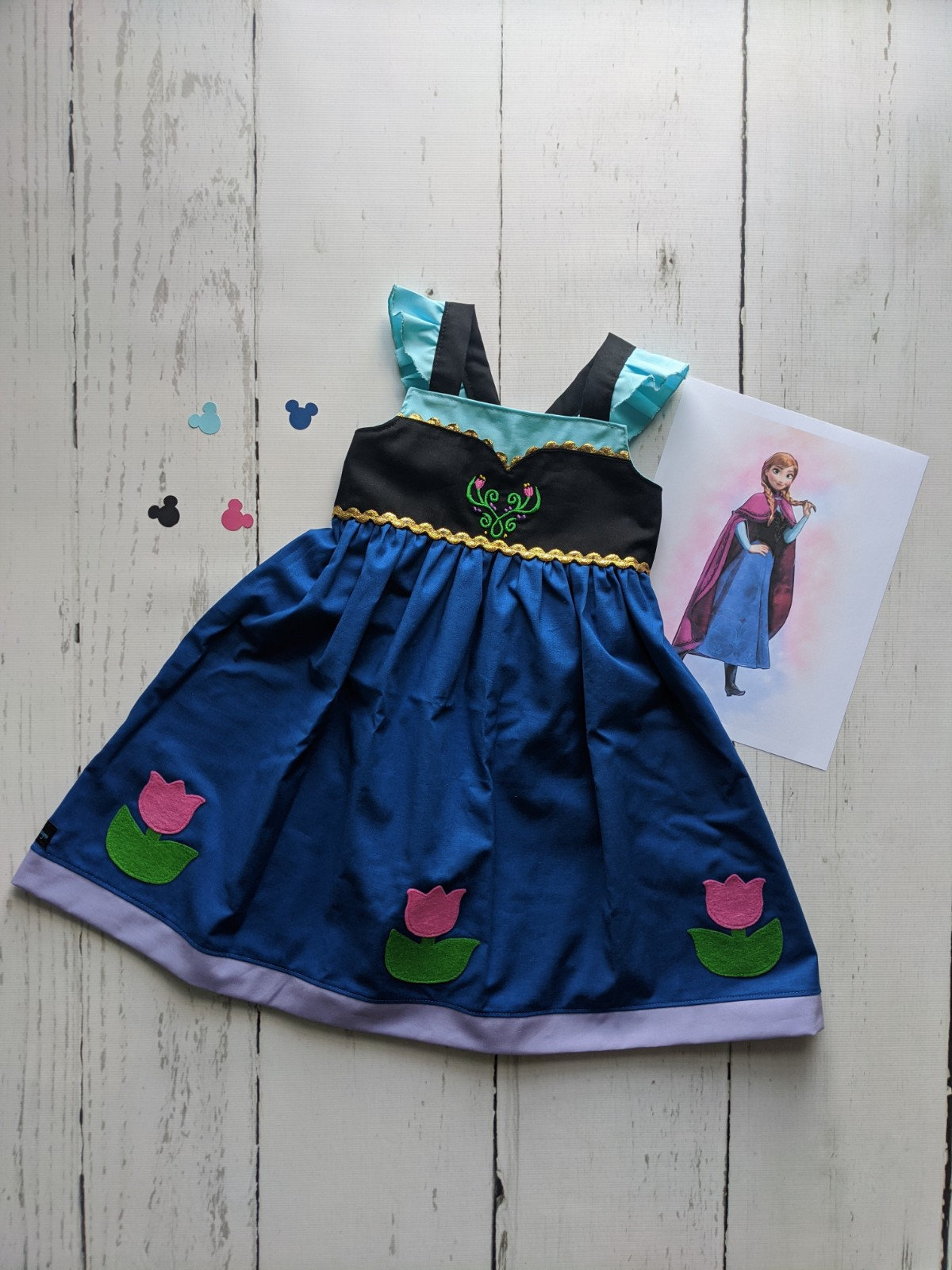 Anna Dress - Blue
