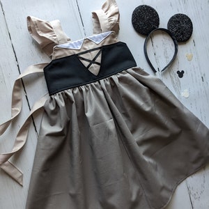 Briar Rose Twirl Dress, Aurora&#39;s Peasant Dress inspired by Sleeping Beauty, Everyday princess dress up, sizes 12/18m, 2T-8 girls