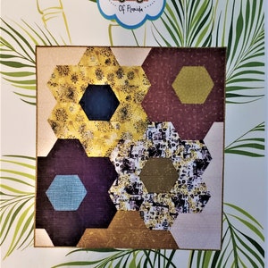 Flower Power Half Hexie Pattern - Download