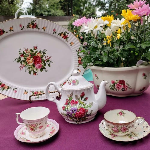 花柄陶器ピッチャー - Etsy 日本