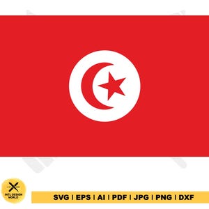 Svg drapeau de la Tunisie en couches, svg du drapeau de la Tunisie, clipart drapeau Tunisie, jeu de football svg, svg sport, maillot de football svg, cricut, en couches, vinyle