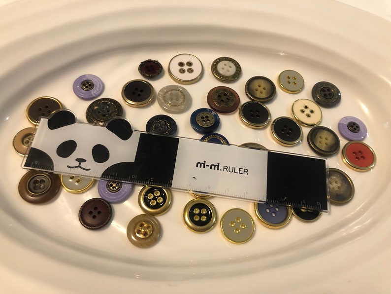 40 assorted gold with colours 4 hole buttons Gold Four Hole Buttons