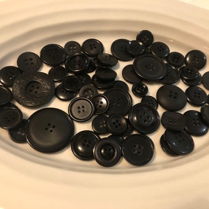 Buy Black Buttons 32L Round Button 4 Hole 0.80 inch Sewing Plastic Buttons  for Crafts Shirt Buttons Suit Button Decorative Buttons for Clothes Pack of  12 Online at desertcartINDIA