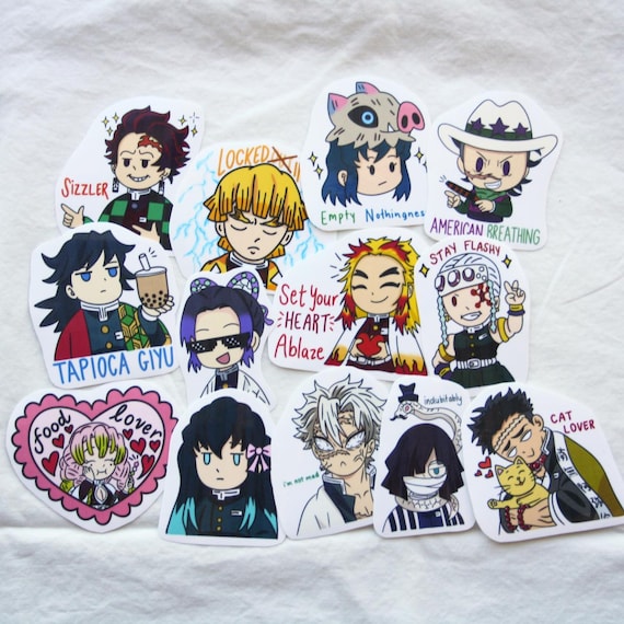 Demon Anime Funny Silly Stickers