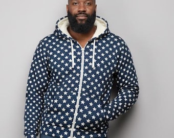 Microfleece Zip Up Hoodie Plus Sizes Available