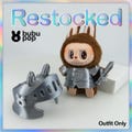 Mini Knight Costume – Outfit Set for 17cm Vinyl Plush Doll Collectibles | Helmet + Armor + Sword| Fit V1, V2, V3 monsters | 3D Printed Gifts