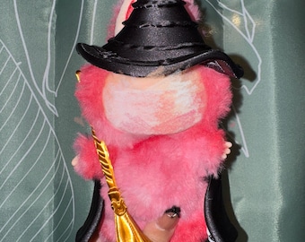 Wicked Witch Costume for Keychain plush doll costume set: Hat Cape Staff Broom only | Free Gift Box Included