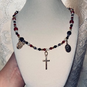 Rosary Inspired Necklace