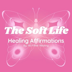 Baraja de Afirmaciones de Vida Suave - 30 Tarjetas Imprimibles de Afirmaciones de Sanación para Mujeres - Amor Propio, PDF Digital, Compatible con GoodNotes + Código QR de Canva