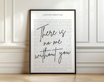 Fourth Wing Quote Poster | Digital |There is No Me Without You | Xaden Riorson | Violet Sorrengail | Rebecca Yarros | Wall Decor | Bookish