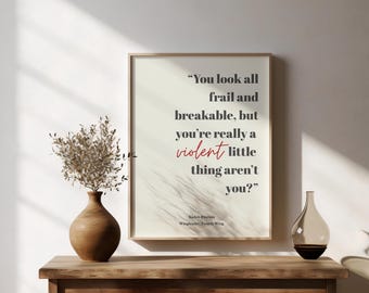 Fourth Wing Xaden Quote Digital Print | Fourth Wing Merch Poster | Fourth Wing Gifts for Book Lovers | Violet Sorrengail | Onyx Storm
