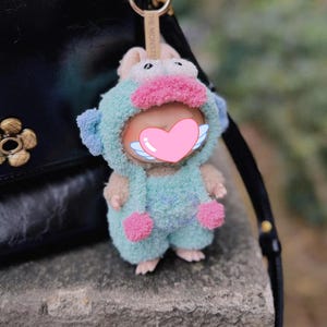 Custom Handmade Crochet Labubu Clothes: Fits Gen 1/2/3 (17cm), Customizable colors for Labubu lovers， Custom Labubu Accessories