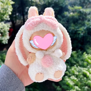 Custom Handmade Crochet Labubu Clothes: Fits Gen 1/2/3 (17cm), Customizable colors for Labubu lovers， Custom Labubu Accessories