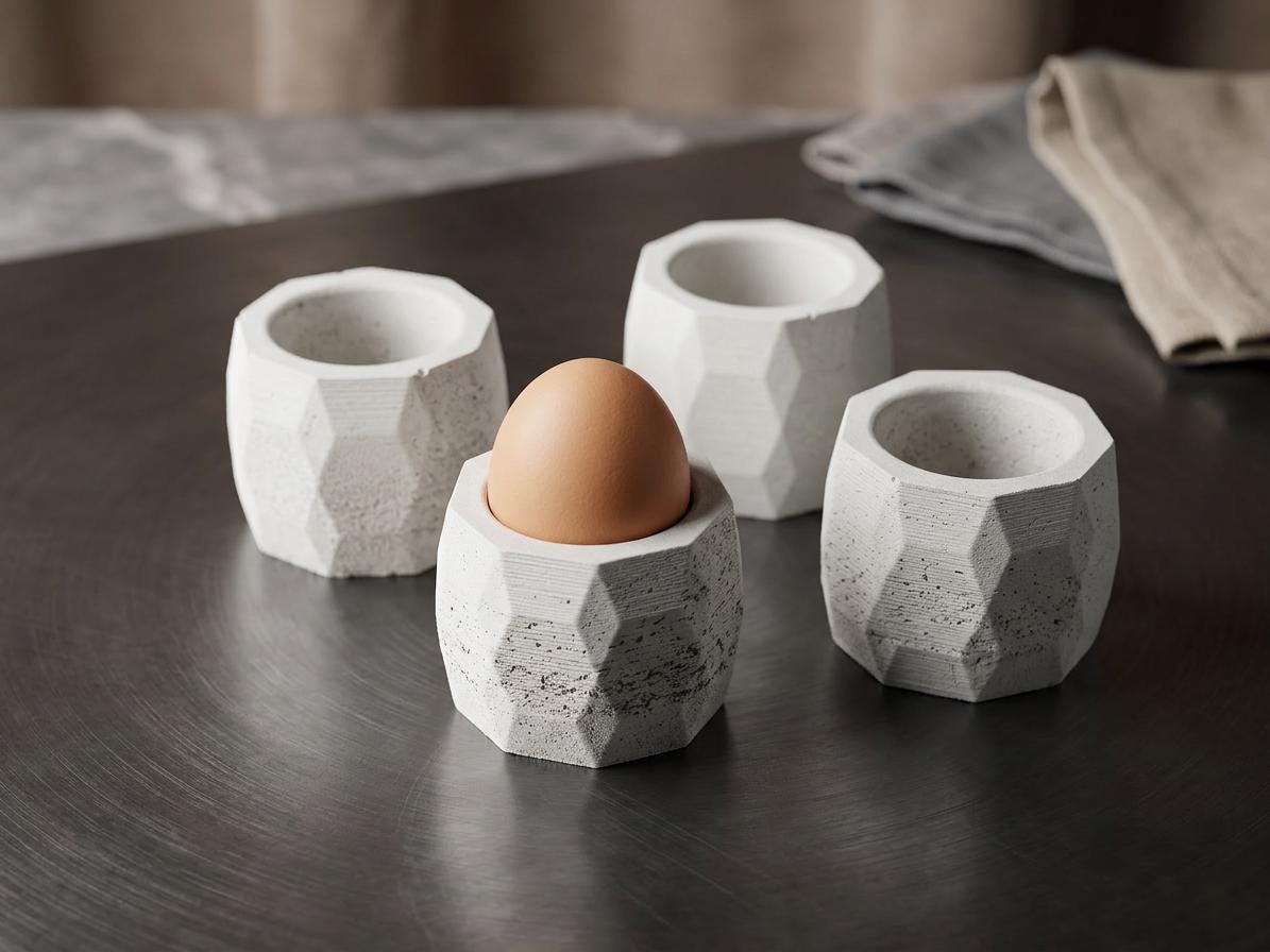 Moderne eierbecher