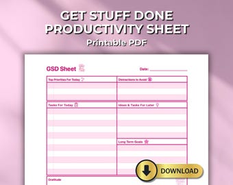 Law of Attraction Daily Planner: Vision, Gratitude, Goals (PDF Download)