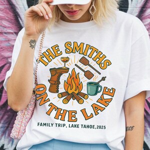 Camping Crew 2025 Shirt, Family Camping Gift, Matching Camping Tees, Girls Camping, Family Trip, Girls Vacation, Campfire, Camp Lover Gift