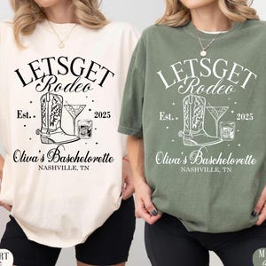 Comfort Colors Custom Last Rodeo Bachelorette Shirt, Cowgirl Bachelorette Party Shirt for Bride, Nashville Bachelorette Shirt, Western Bach