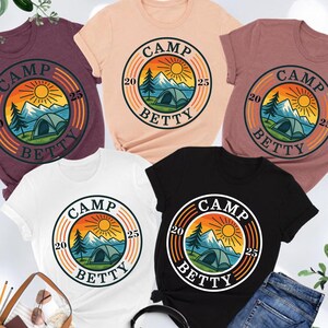 Custom Camp Shirt, Camp Gifts, Custom T-shirt, Custom Shirt, Custom Camp Shirt, Camp Crew Shirt, Camp Custom Shirt, Camping Family Shirt