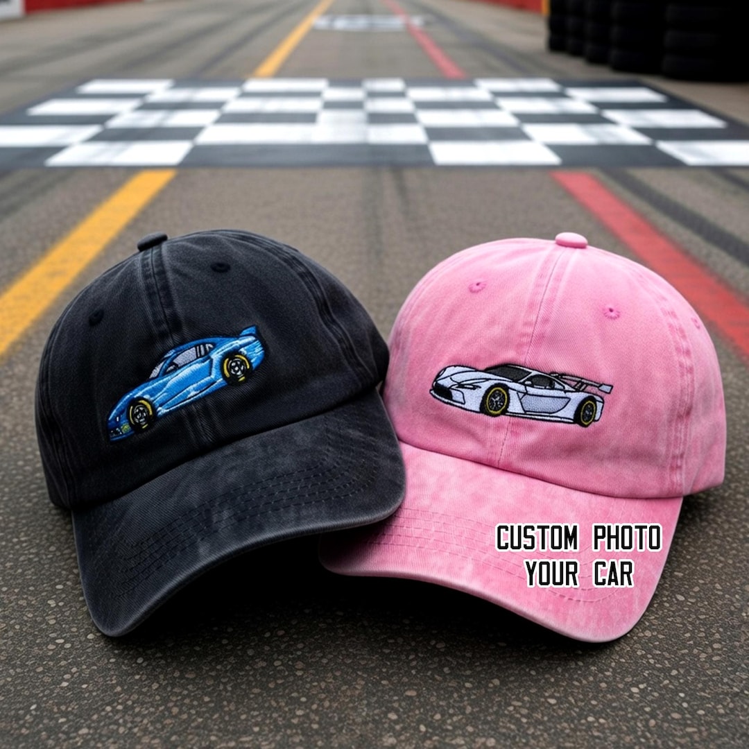 Race Engine Hat Raphics Custom Photo Sports Car Hat, Personalized Supercar Embroidered Dad Hat ...