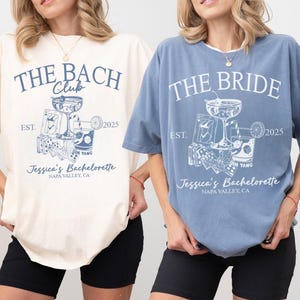 Comfort Colors The Bach Club Bachelorette Svg, Bachelorette Party Svg, Custom Bachelorette Svg, Beach Bach Svg, Beach Bachelorette Svg