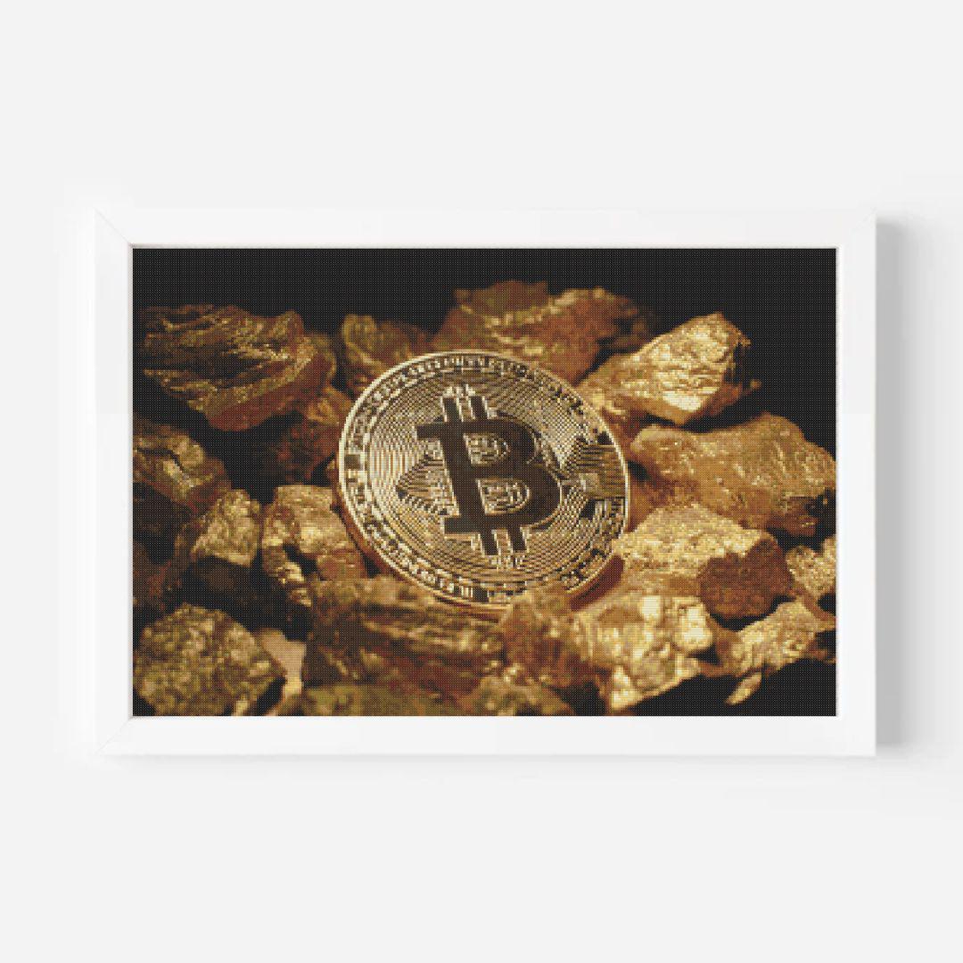Padrão de ponto cruz com moeda de ouro Bitcoin: Lei da Atração e Riqueza  (padrão em PDF) - Etsy Portugal