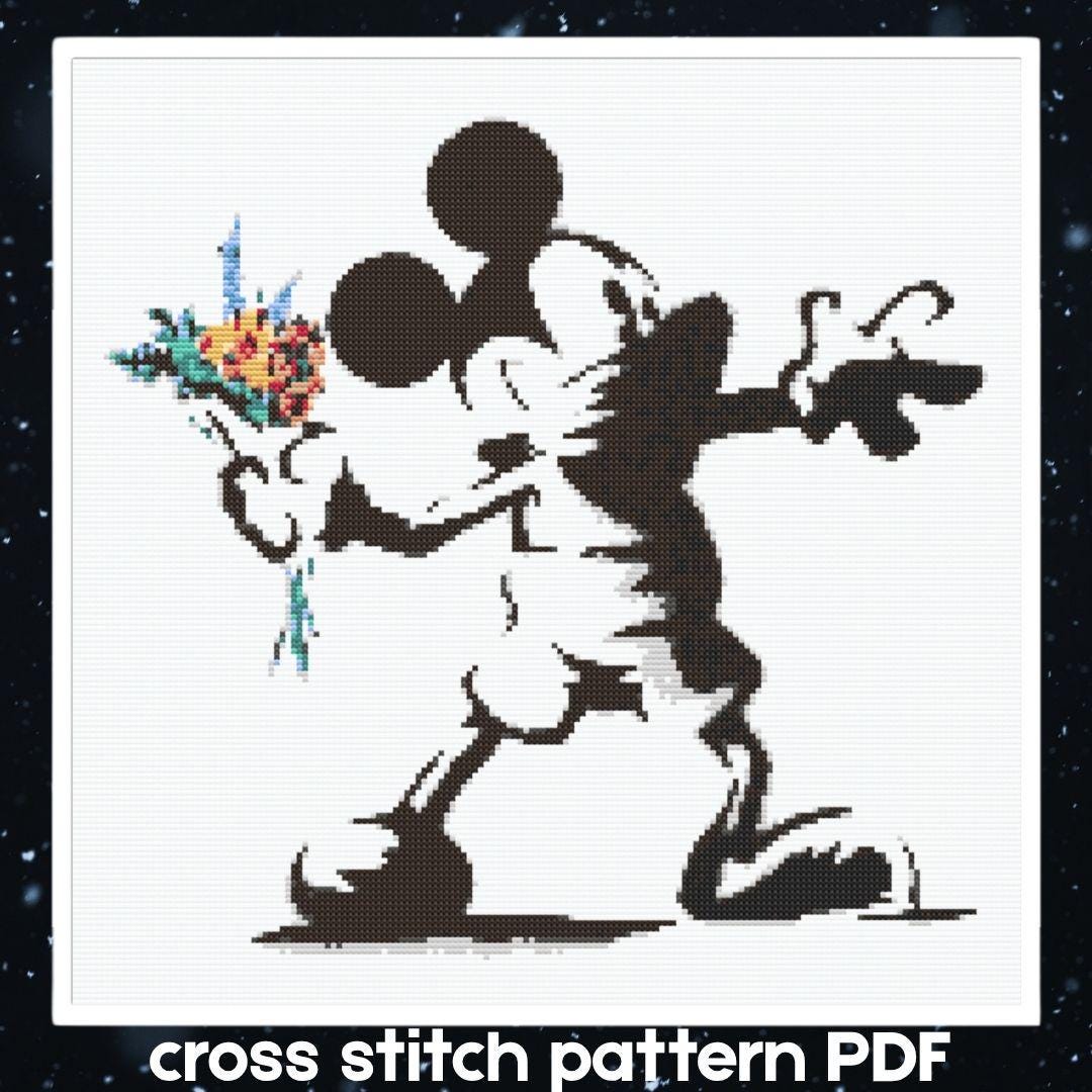 Mickey Mouse Banksy - Etsy