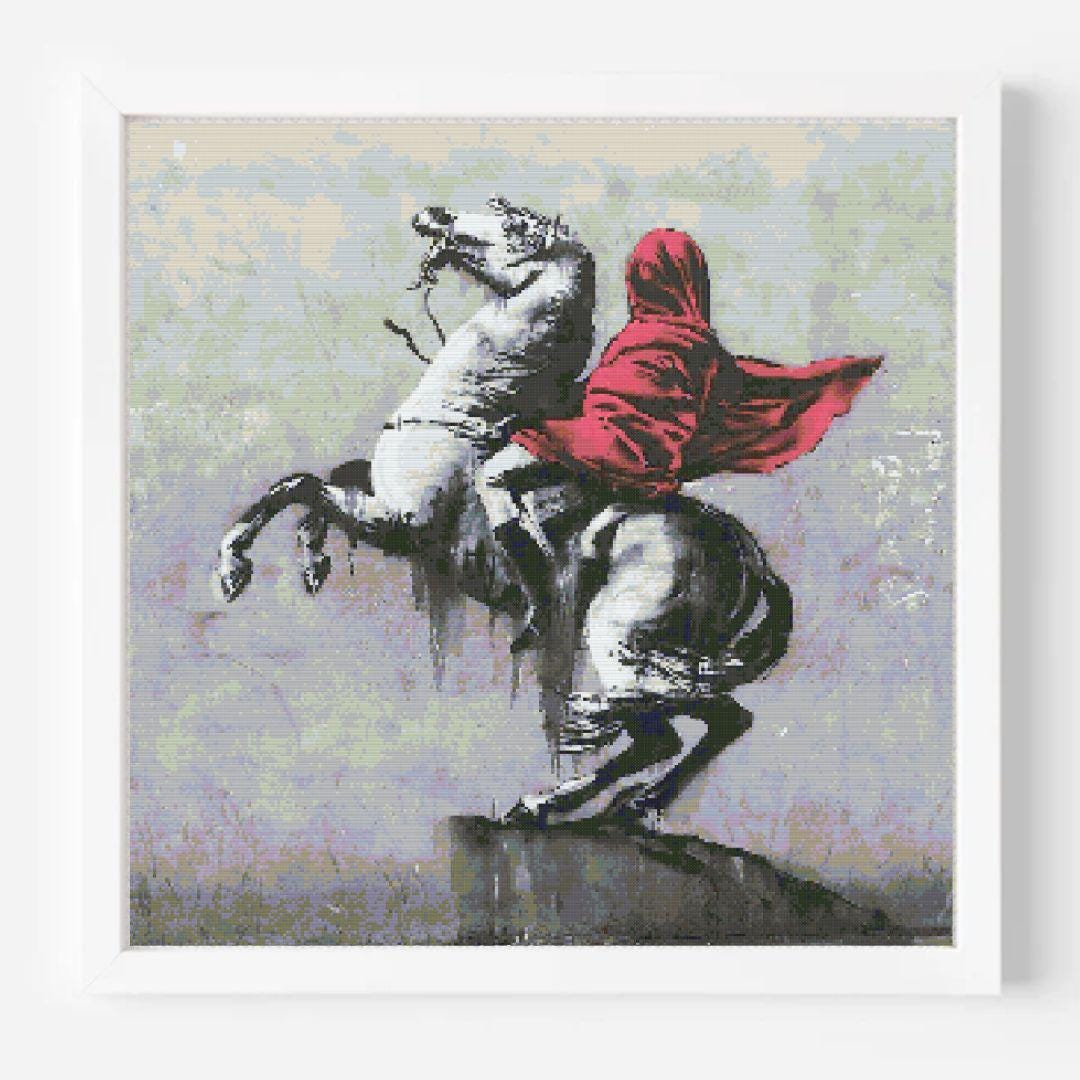 Banksy Napoleon Cross Stitch Pattern: Graffiti Art Embroidery (PDF) - Etsy