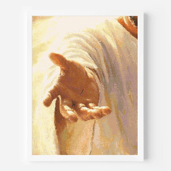 Christian Cross Stitch Pattern, Jesus Cross Stitch, Jesus Embroidery, Icon Cross Stitch, Jesus Cross Stitch Pattern, Religious Cross Stitch