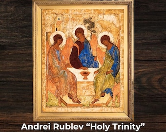 Andrei Rublev Holy Trinity Cross Stitch Pattern (PDF Download)