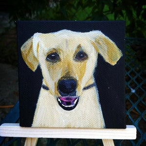 Miniature Pet Portrait of Your Dog - U Provide Picture - See Examples