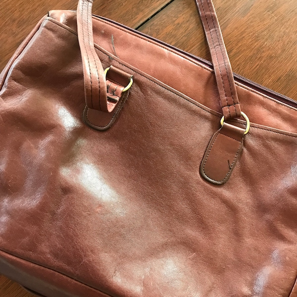 Vintage Leather Cordovan Bag Antonia Designs 1980s Beautifully Boho