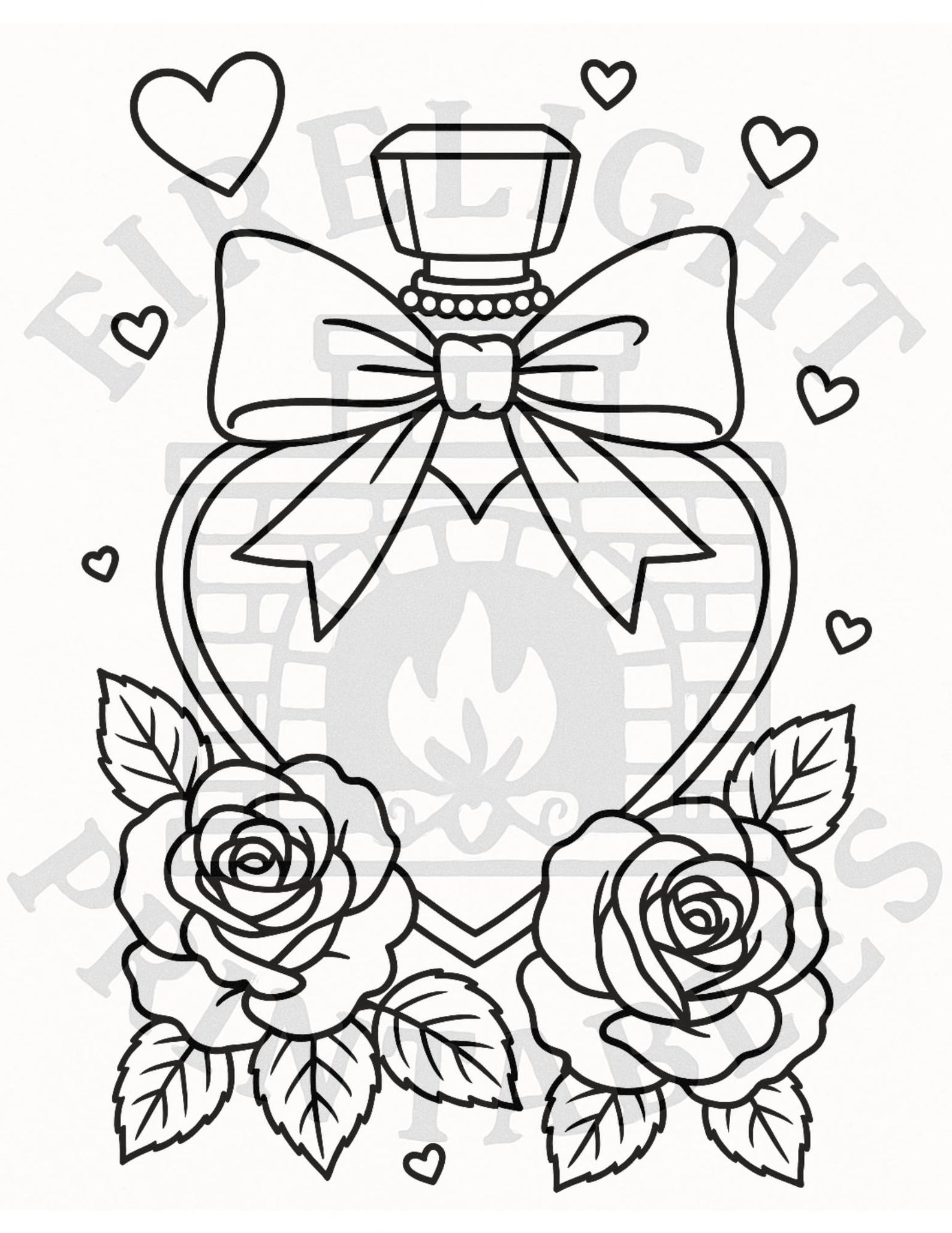 Coquette Aesthetic Printable Coloring Book PDF Instant Download