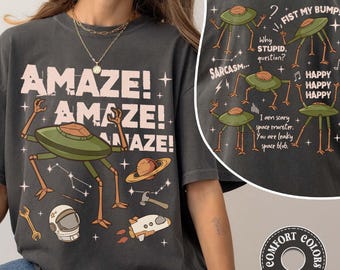 Rocky Amaze Amaze Amaze Comfort Colors T-Shirt, Hail Mary Book Shirt, Retro Alien Tee, Sci Fi Lovers Gift