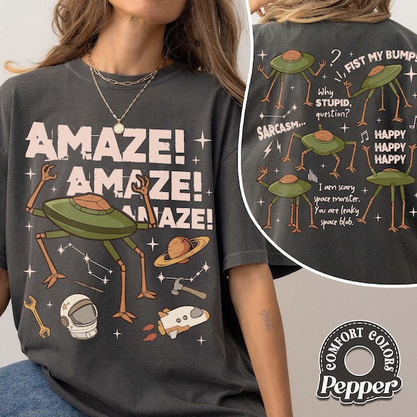 Rocky Amaze Amaze Amaze Comfort Colors T-Shirt, Hail Mary Book Shirt, Retro Alien Tee, Sci Fi Lovers Gift