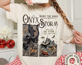 Onyx Storm Comfort Colors Shirt, Violet Sorrengail Shirt,  Shirt, Basgiath War Collegee, I Will Save Him, Xaden Riorson Shirt