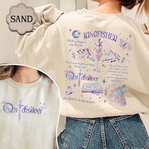 Quicksilver Series Sweatshirt, Fantasy Bookish Merch, Kingfisher Shirt, Bookish Shirt, Callie Hart Quicksilver, Romance Book