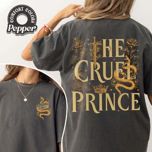 The Cruel Prince Comfort Colors Shirt, Jude and Cardan Shirt, The Cruel Prince Merch, Cruel Prince, Folk of the Air Merch, Cruel Royalty