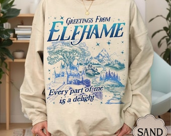 Greeting From Elfhame Sweatshirt, The Cruel Prince Merch, Jude Duarte, Cruel Prince Shirt, Folk Of Air Series, Cruel Royalty