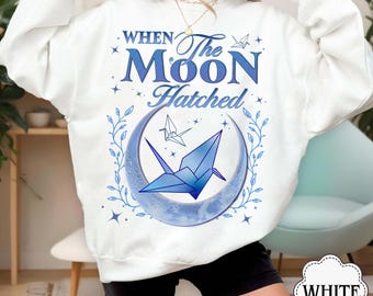 Dragon Moon Sweatshirt, Romantasy Bookish Tee, Gift For Book Lover