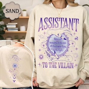 Villain Assistant Sweatshirt for Fan, We&#39;re All Monsters Shirt, Villain Lover Tee, Gift for Romantasy Book Lover, Kingsley the Frog