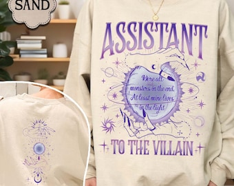 Sudadera de asistente de villano para fans, camiseta "Todos somos monstruos", camiseta para amantes de los villanos, regalo para amantes de los libros románticos, Kingsley la rana