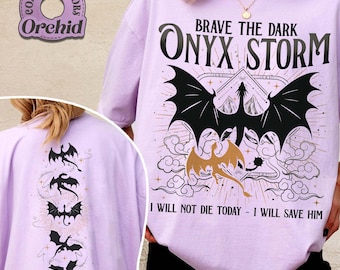 Onyx Storm Comfort Colors Shirt,  Series Shirt, Violet Sorrengail Shirt, Fourth Wing Shirt, Basgiath War College, I Will Save Him