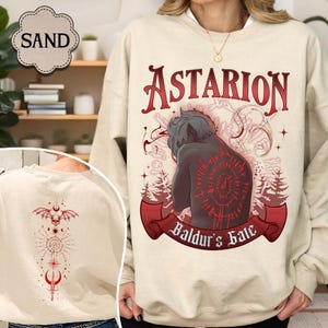Astarion Baldur&#39;s Gate Sweatshirt, Astarion Baldurs Gate 3 Shirt, Astarion High Elf Shirt, Dungeons And Dragons Shirt, Dnd Shirt