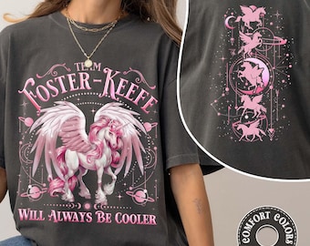 Team Foster-Keefe Comfort Colors Shirt, Foxfire Academy Shirt, Lost Cities Keeper Shirt, Keeper Of The Lost Cities Symbols Shirt